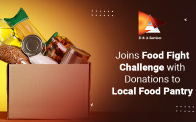 D&A Services, LLC Joins Food Fight Challenge with Donations to Local Food Pantry