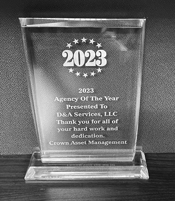 D&A Services, LLC – Agency of the Year Award Winner