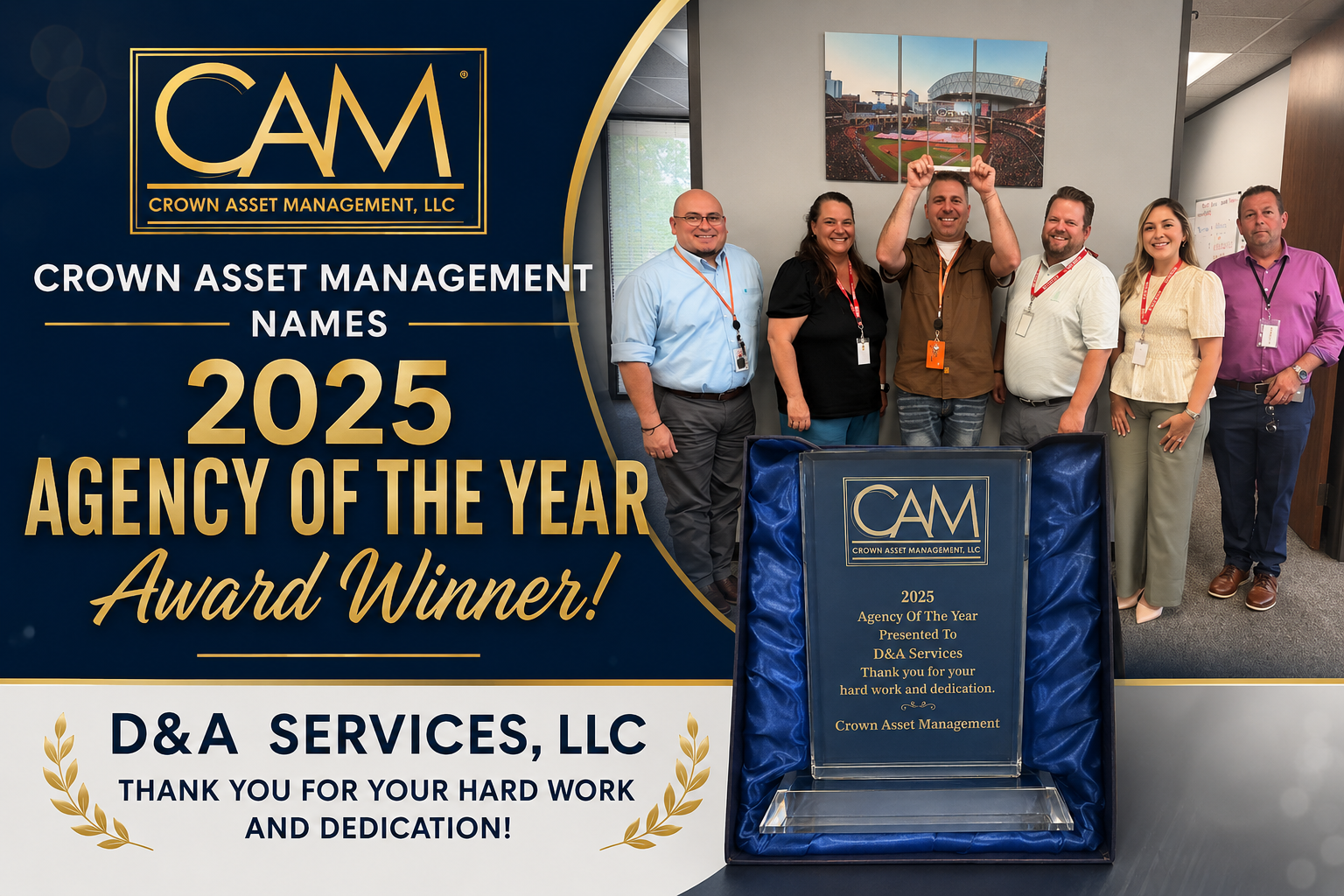 Crown Asset Management Names 2025 Agency of the Year Award Winner Crown Asset Management Names 2025 Agency of the Year Award Winner
